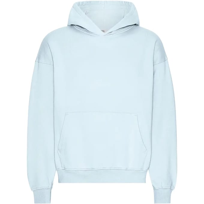 Oversized sweatshirt met capuchon Colorful Standard Organic Polar Blue