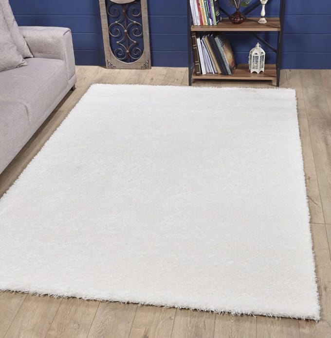 HEIDE - Creme - 200x290cm - Hoogpolig vloerkleed