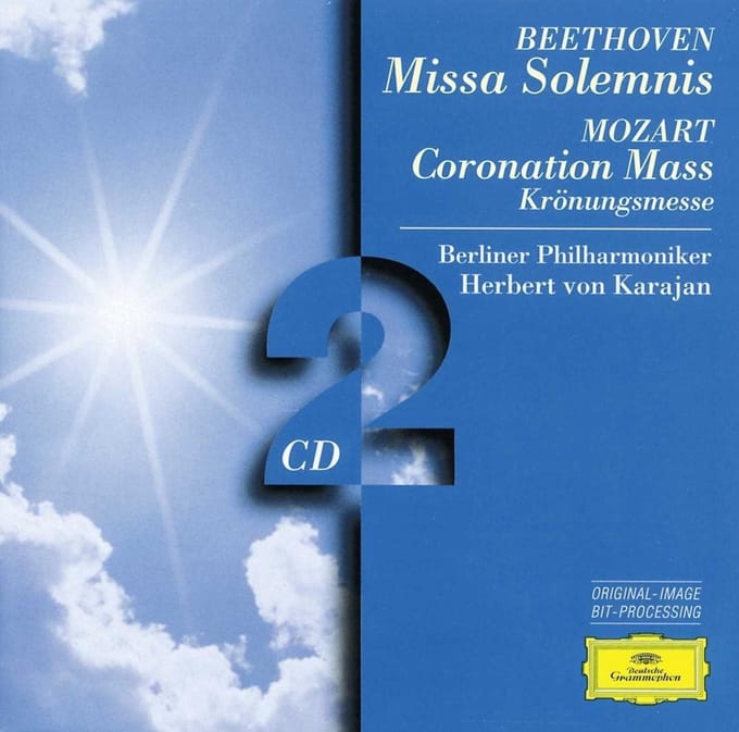 Berliner Philharmoniker, Herbert Von Karajan - Beethoven: Missa Solemnis/Mozart: Krönungsmesse (2 CD)