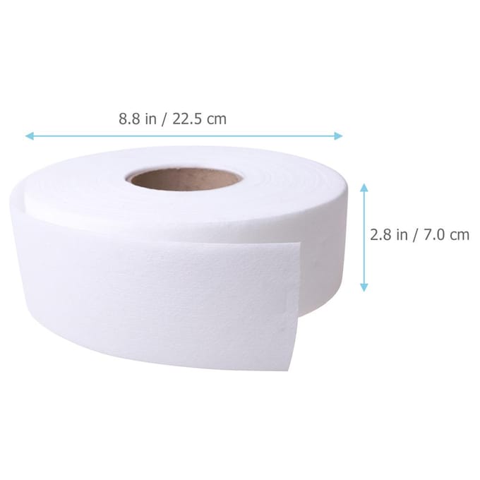 Ontharingspapier Lichaamshaar Schoon wasstrippapier Wegwerp schoonheidshaarverwijderingspapier Ontharingswaspapier 1 roll white