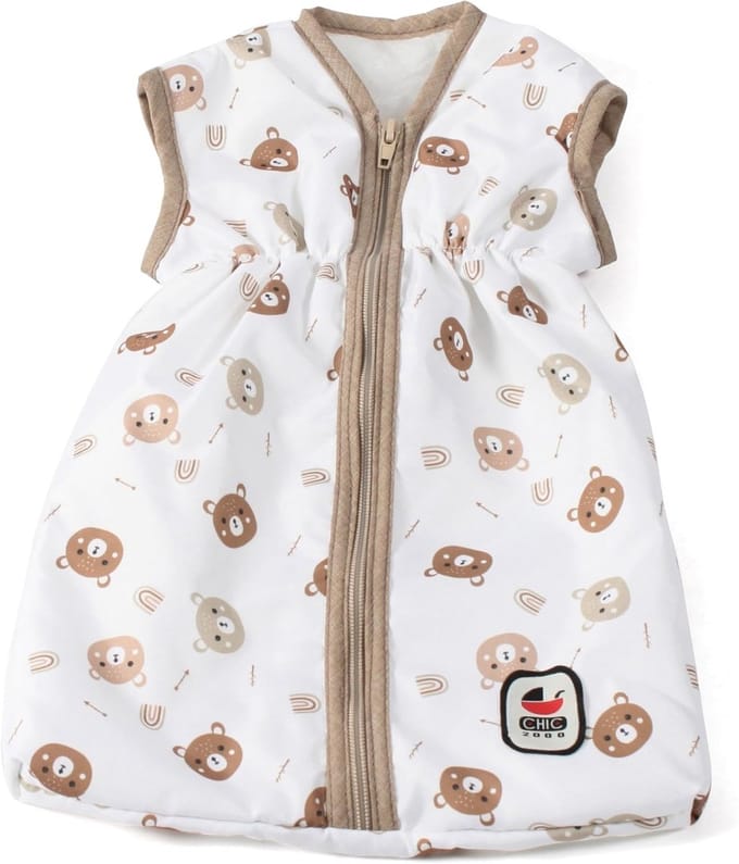 Bayer Chic 2000 - Poppen Slaapzak - Beertjes Beige
