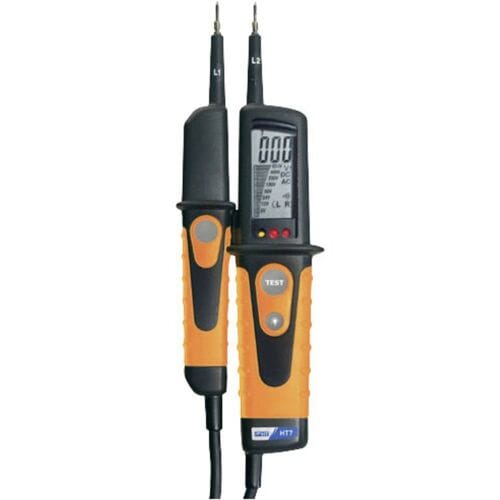 HT Instruments HT7 Tweepolige spanningstester CAT III 1000 V, CAT IV 600 V LCD, LED, Akoestisch