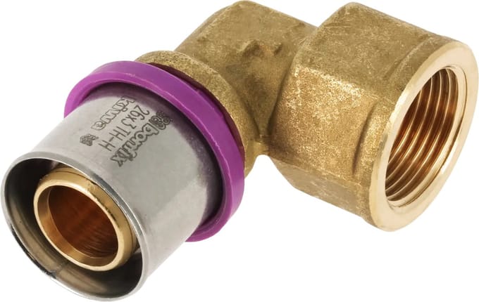 Bonfix Alu-pers kniekoppeling 3/4″ bi.dr. x 26 mm 1st.