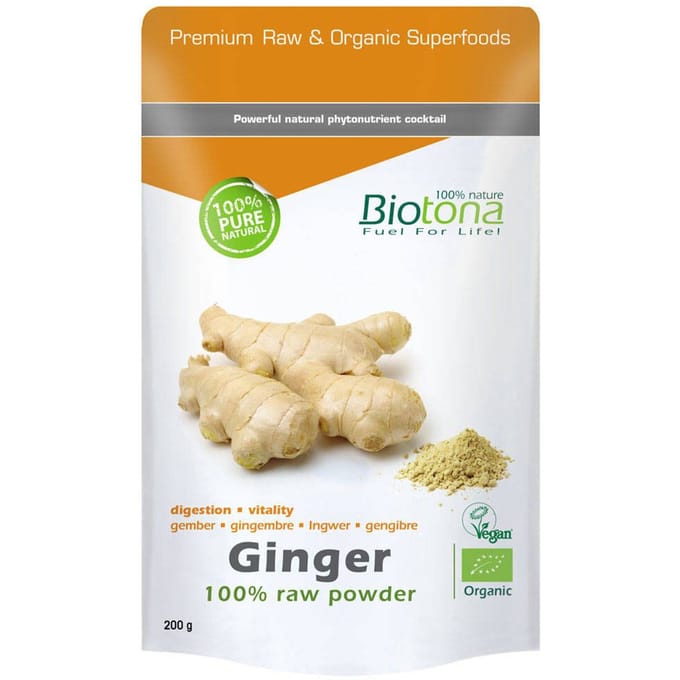 Biotona Ginger Raw Powder Bio 200 Poeder