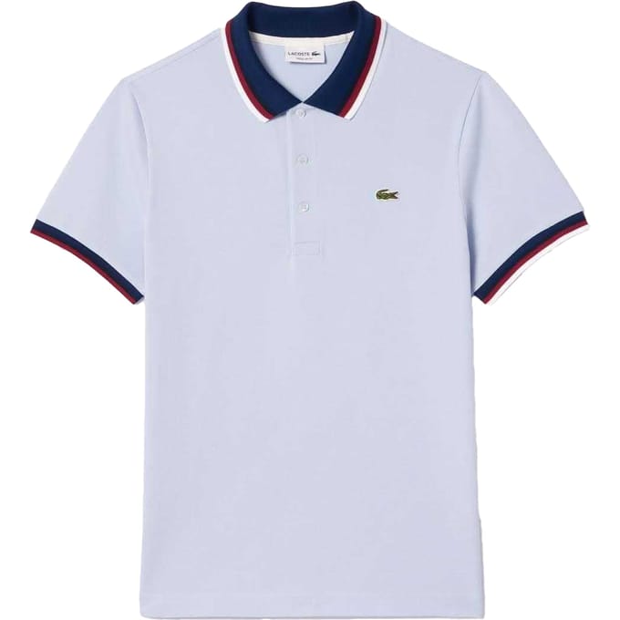 Lacoste Heren Mini Pique Stretch Regular Poloshirt (Blauw)