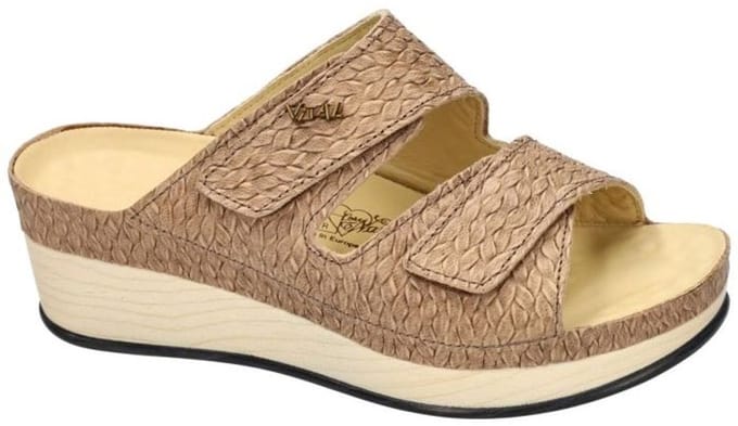Vital -Dames - bruin licht - slippers & muiltjes - maat 41