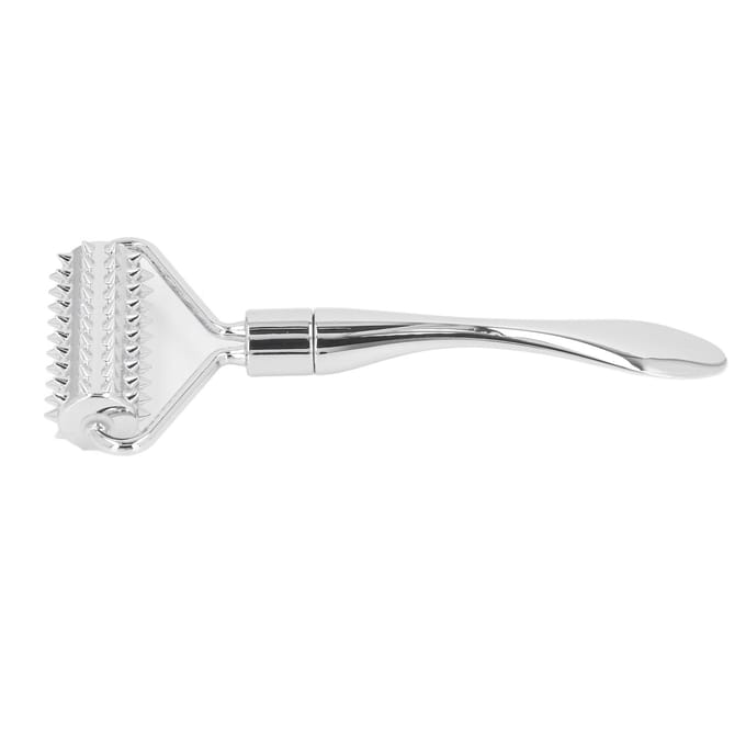 Metalen Acupunctuur Massage Roller voor Spierontspanning Verlicht Stijfheid Verbeter Circulatie Handheld white