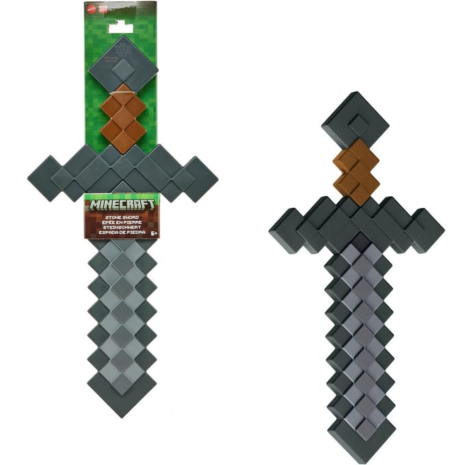 Mattel Minecraft Roleplay Replica Stone Sword 43 cm Replica: 1/1