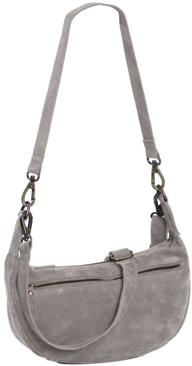 Daniel Ray Louisvale Suede Leren Schoudertas - Zachtgrijs