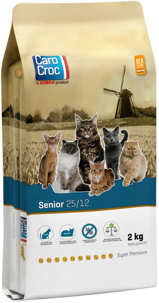 Carocroc Feline - Super Premium - Senior 25/12 - 2 Kg