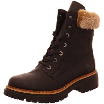 Rieker dames veterboot - Zwart - Maat 36