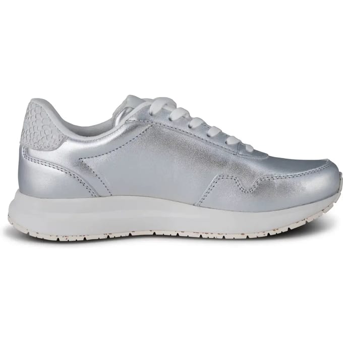 Damestrainers Woden Nora Natural Soft Metallic