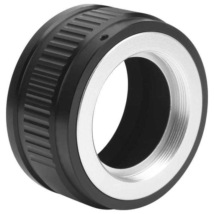 NEWYI M42‑Z Lens Adapter Ring voor M42 Mount Lens voor Nikon Z Mount Camerabody Legering black