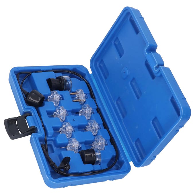 11 stuks Noid Light Set Brandstof Injector Tester Tool Professionele Auto Diagnostische Tool met Opbergdoos blue