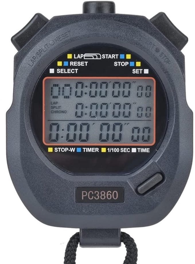 Allecto - Sportstopwatch-timer - 1/100 Seconde Stopwatch - groot