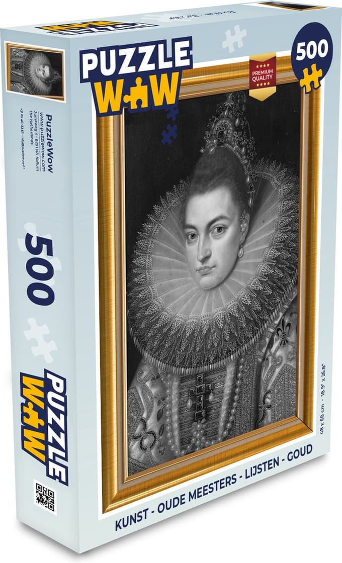 Puzzel Kunst - Oude meesters - Lijsten - Goud - Legpuzzel - Puzzel 500 stukjes