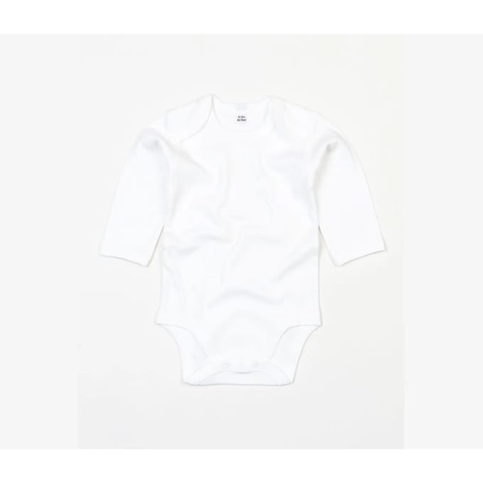Babybugz | Baby long Sleeve Bodysuit | Wit | 6 - 12 Maanden