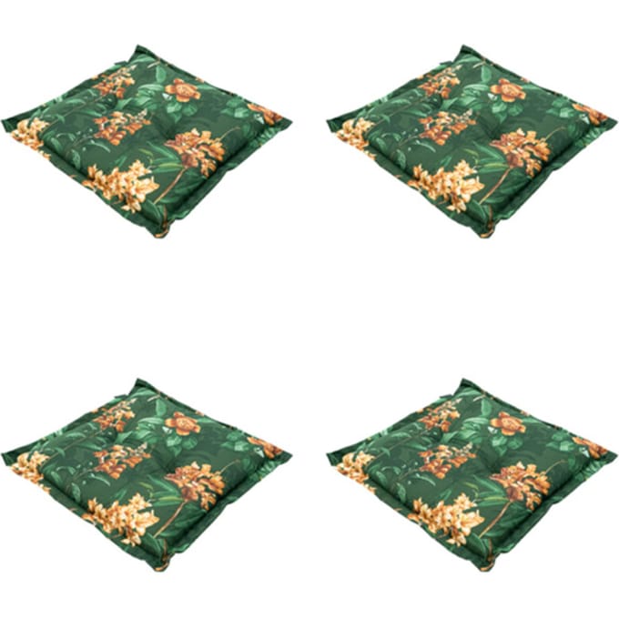 Madison - Zitkussen Lua green - Ca. 50x50 cm - Set van 4