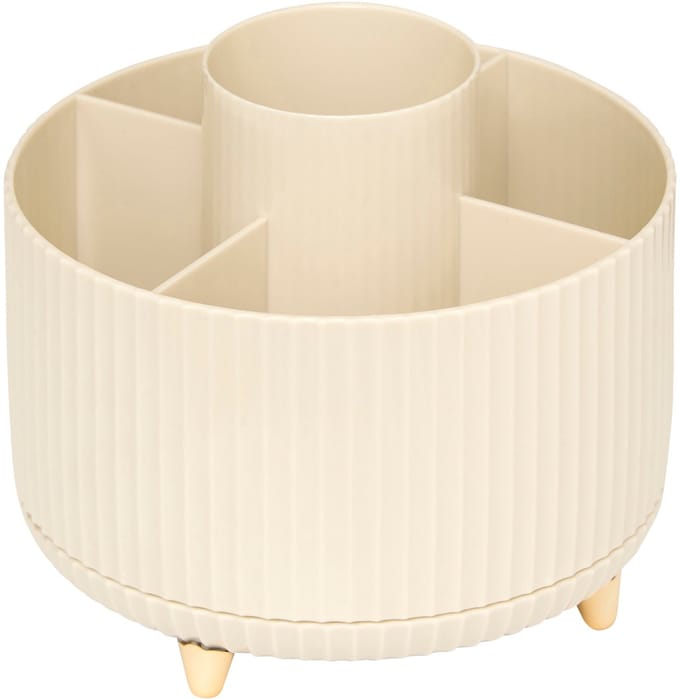 5Five Opberger Alba Round 360 - Organizer - Ø15xH13cm - Beige