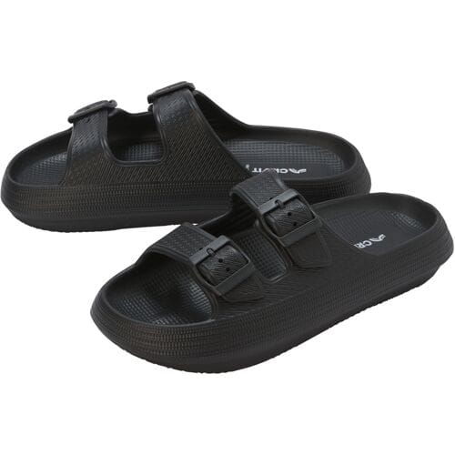CRIVIT Dames badslippers (Zwart, 40/41)