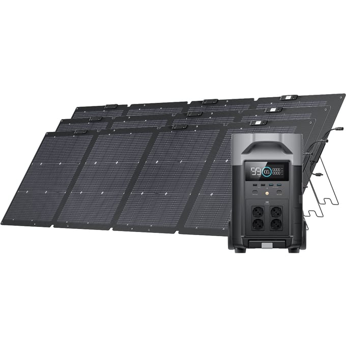 EcoFlow DELTA Pro Solar Generator (PV220W)