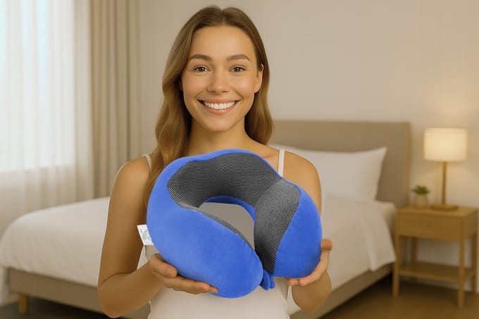 Medi Sleep - Reiskussen - Memory Foam - Ergonomisch - Aksamit Poszewka