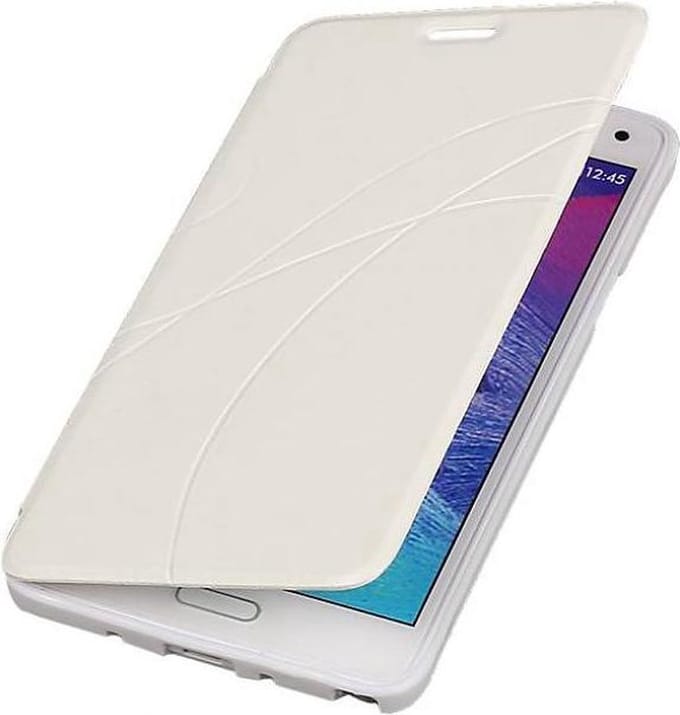 Easy Booktype hoesje Geschikt voor Samsung Galaxy Note 3 Neo Wit