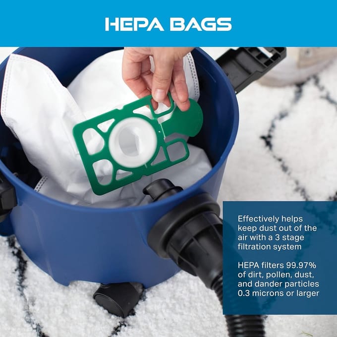 Non-Woven Stofzakken Geschikt voor Numatic Invincible/Henry NVM-1Ch Stofzuigeraccessoires