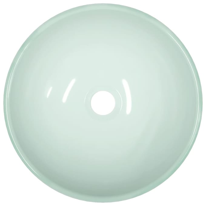 vidaXL - Wasbak - 35x12 - cm - gehard - glas - wit