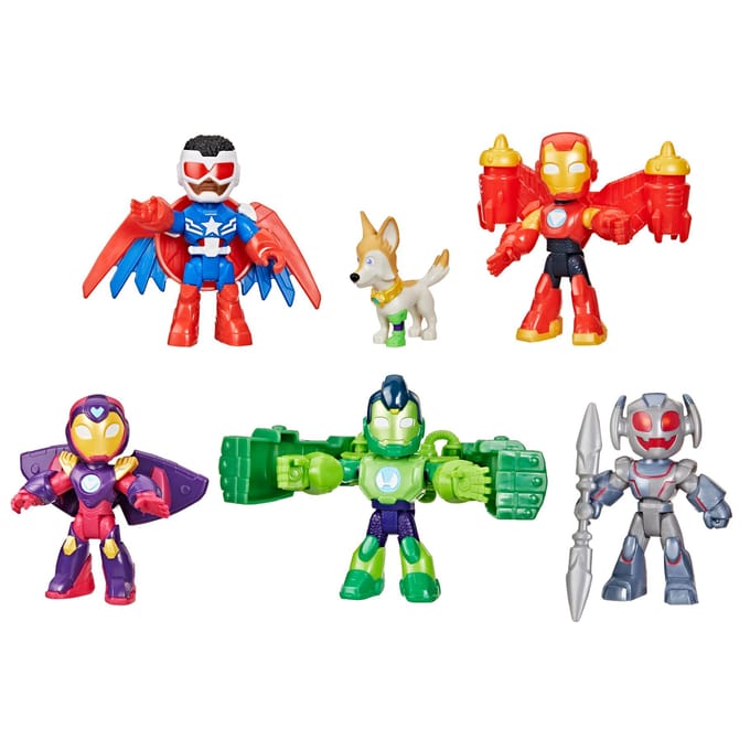 Marvel Iron Man and his Awesome Friends Armoured-Up Avengers Multipack 7.5 cm