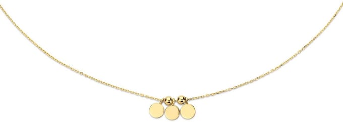 Jackie Swing Discs Necklace 585