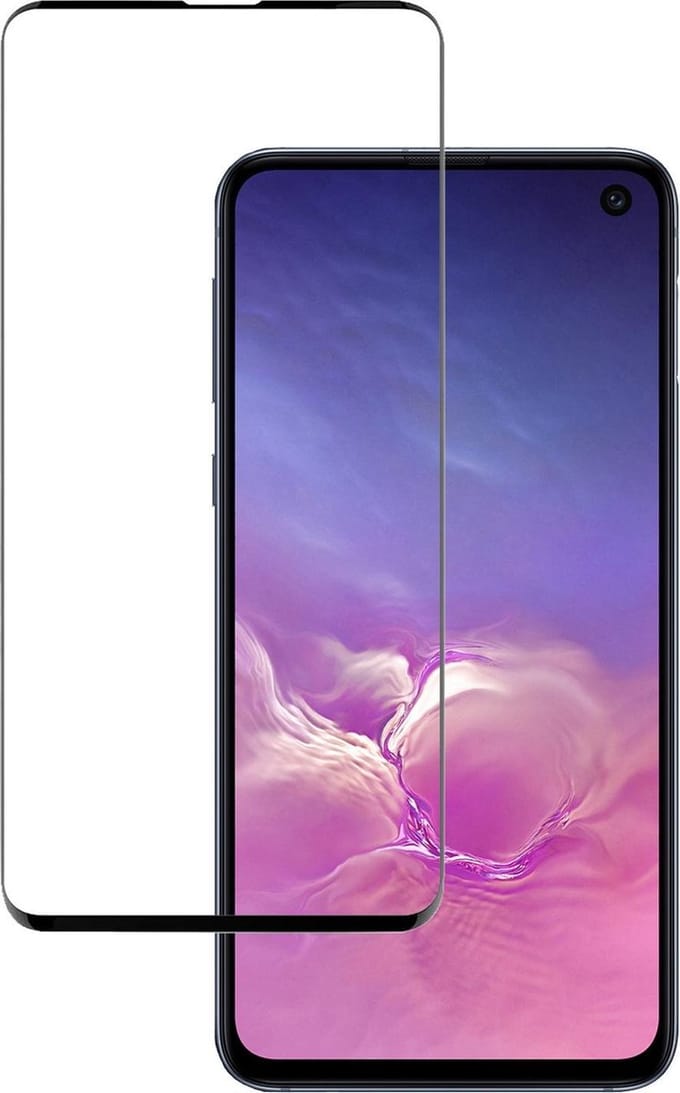 Screenprotector - Geschikt voor Samsung Galaxy S10e - Full Cover - Beschermglas - Gehard Glas - Tempered Glass - Screen Protector