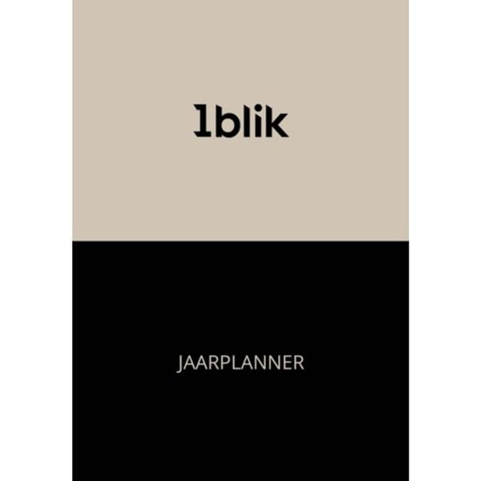 1blik Jaarplanner - Bernadeth Arends-Hardlooper