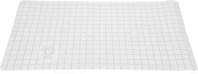 Excellent Houseware Badmat - antislip - ivoor wit - 69 x 39 cm - badkuipmat