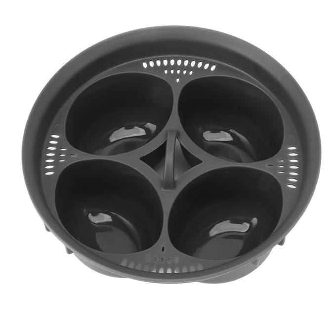 Multifunctionele Stoommand Voedselkwaliteit PP 4 Eierbakjes Stoom Eierkoker Accessoire voor TM5 L black