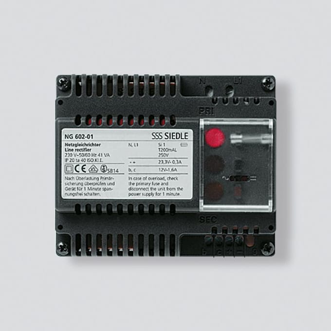 Siedle NG 602-01 DIN Rail Voedingsunit - 200033585-00