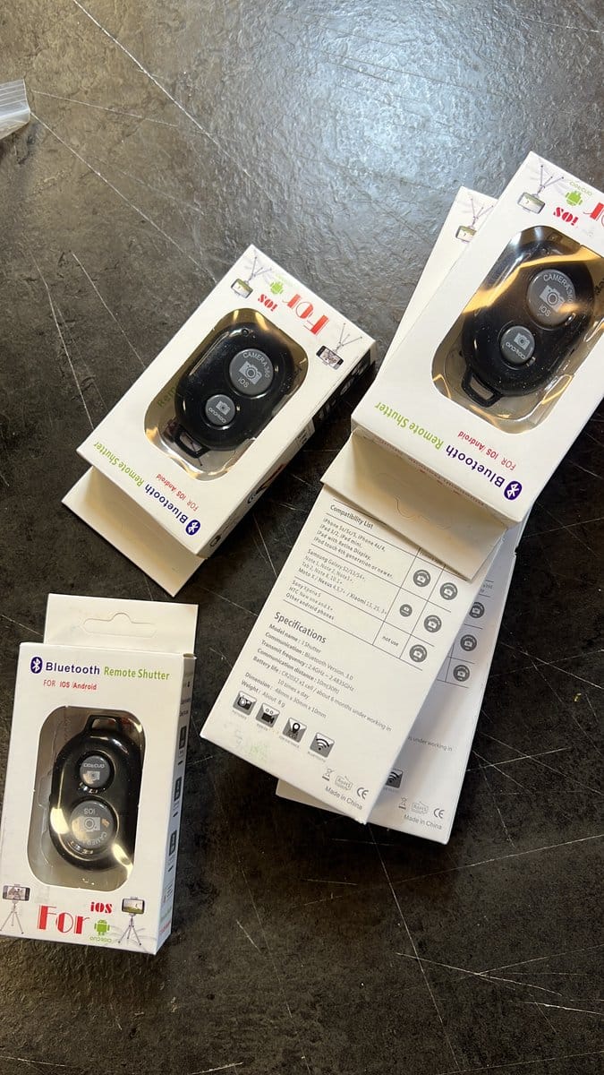 Bluetooth Remote Shutter - Afstandsbediening - Bluetooth – Smartphone Afstandsbediening