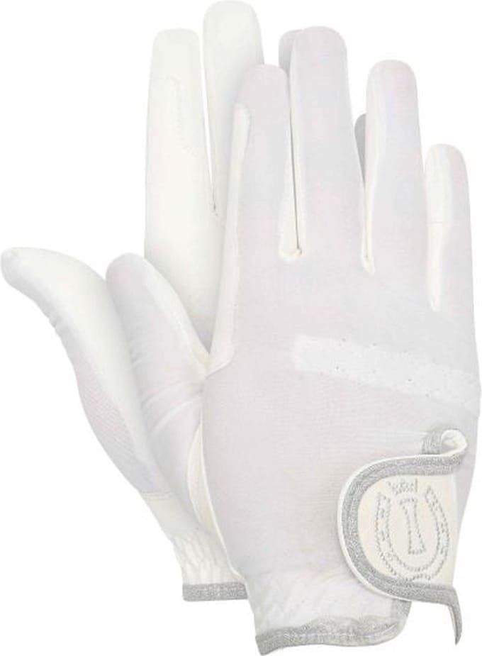 Imperial Riding - Handschoenen Summer Snap - Magnetische Sluiting - Wit - S