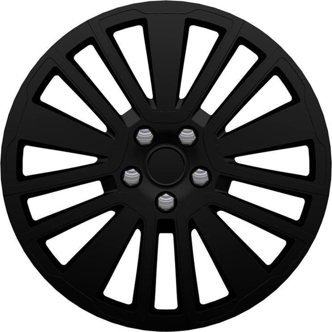 4-Delige J-Tec Wieldoppenset Scuba SR 14-inch zwart