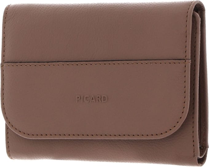 PICARD Leren portemonnee Legere E 1 Wallet With Flap Chai beige