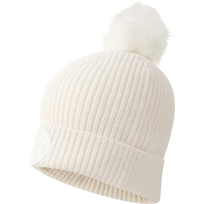 Gebreide muts met pompon voor dames