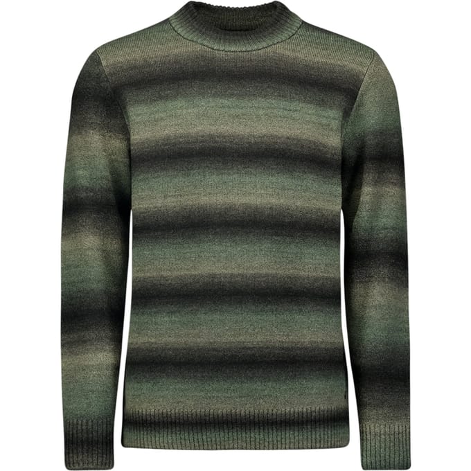 No Excess Pullover Crewneck Degrade Stripes With Wool Smoke Größe: XXL | Pullover Outlet | Herren | Weiß