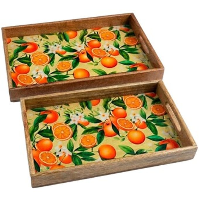 Schaaltjes en manden Signes Grimalt Oranje Trays 2U