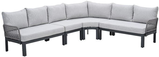 Corsano rope lounge hoekbank - taupe - valley sand