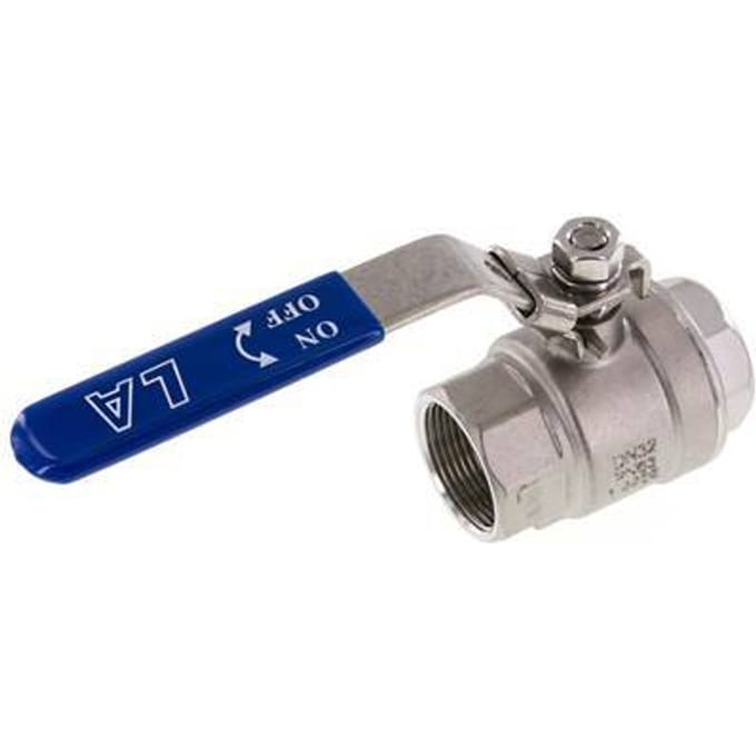 G1-1/4'' 2-Weg Kogelkraan RVS PTFE 63 bar - BL2SM - BL2SM-114