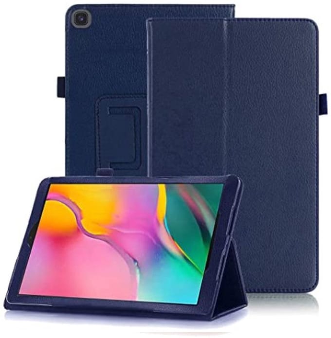 EtuiTab Samsung Galaxy Tab A 10.1 - Tablethoes - Standfunctie - Magnetische Sluiting - Ciemno Niebieski