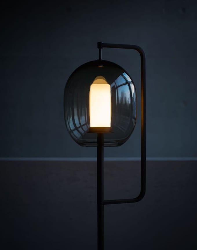 ClassiCon Lantern Light Vloerlamp - messing gebruneerd - medium