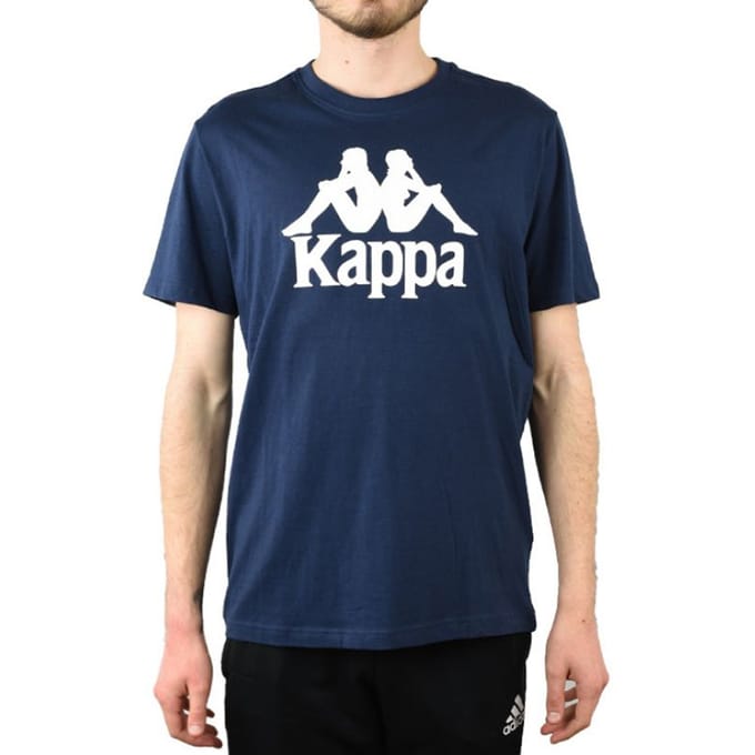 Kappa Heren Caspar T-Shirt (Marineblauw)