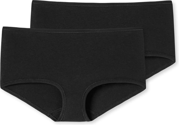 Schiesser 2Pack Shorts - Biologisch katoen Dames Onderbroek - Maat L