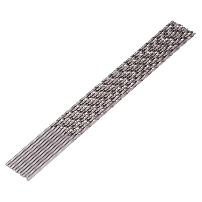 10 Stuks Extra Lange Twist Boorbiten Verlengde HSS Rechte Ronde Schacht Bewerkingsgereedschap 2.5x200mm